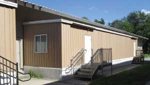 mobile office trailer showers and lockers