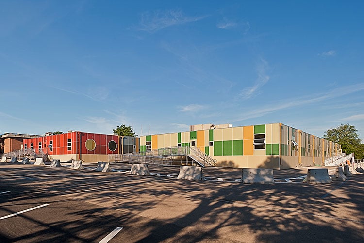 needham newman school temporary modular addition