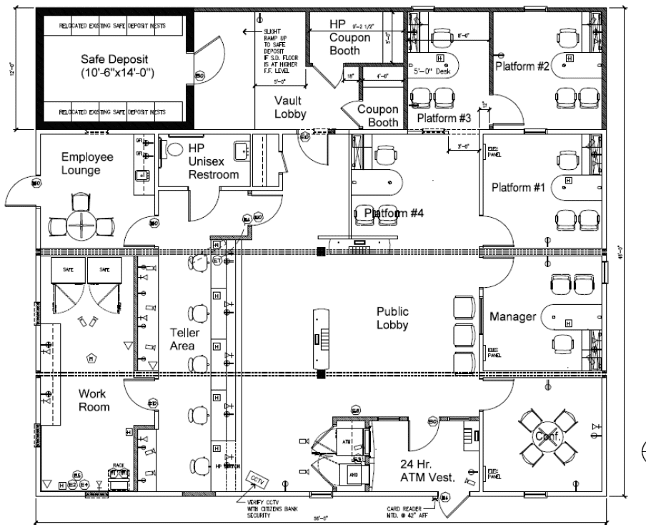 modular bank building floor plan
