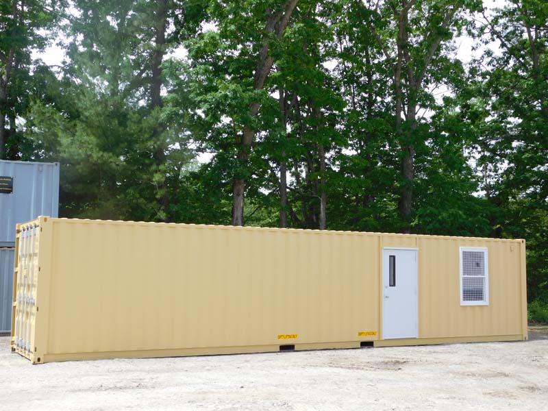 40 foot Office Container Combo with Windows and Air Conditioning