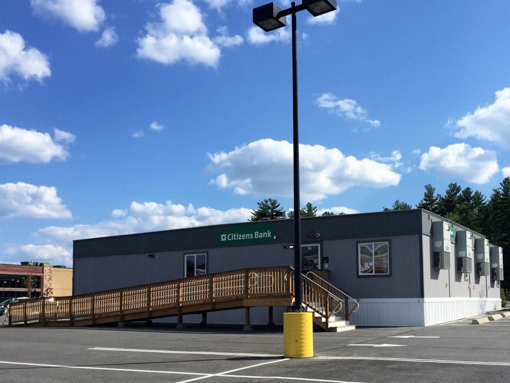 modular bank building exterior