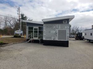 sprout space modular classroom exterior