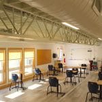 Photo of Thayer Modular School classroom