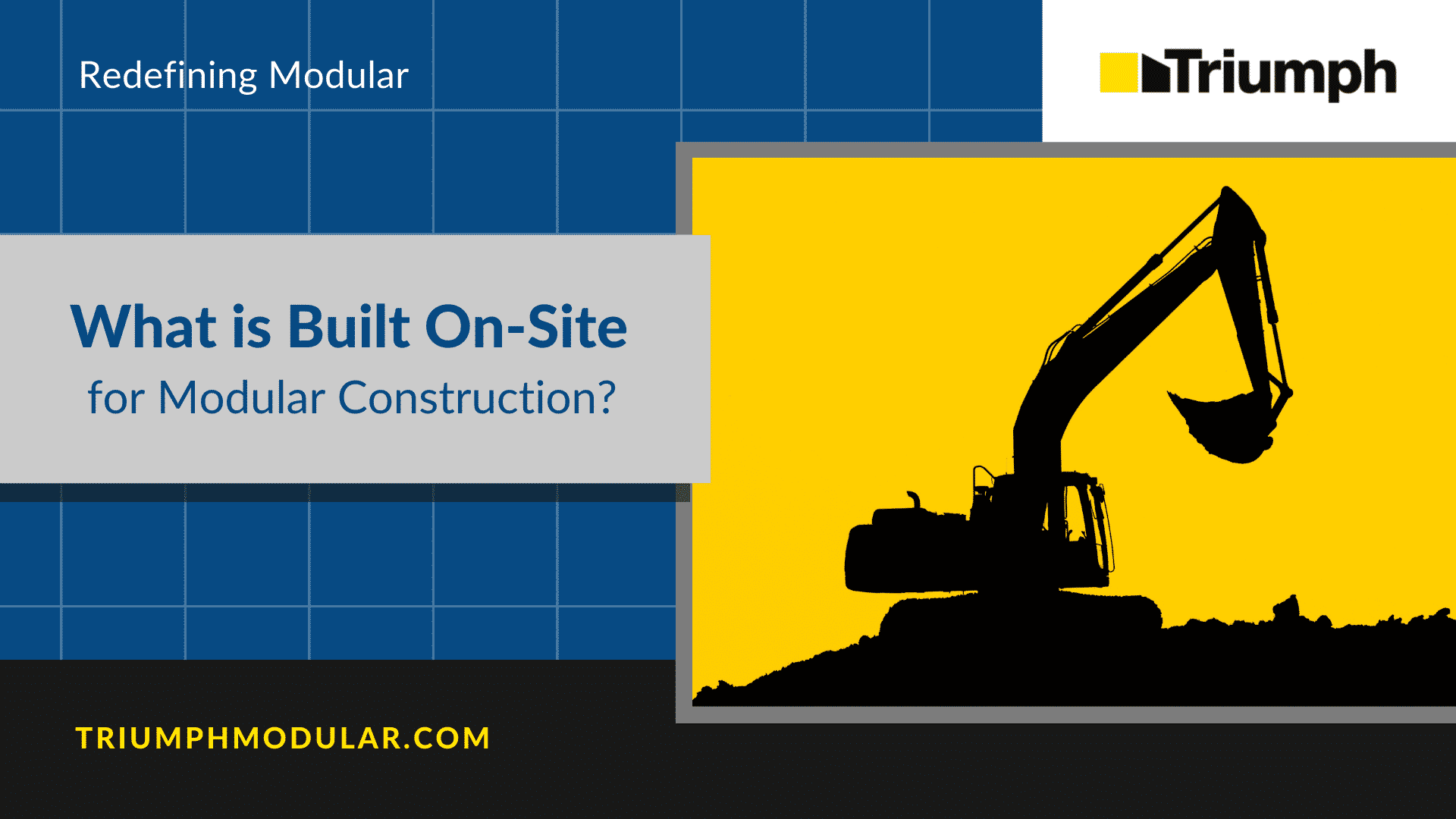 Featured image for article about what is built on-site for modular construction