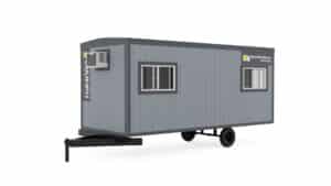 photo of 8x24 mobile office trailer