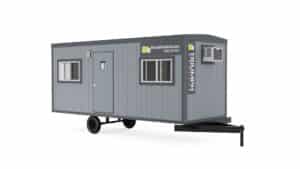 photo of 8x24 mobile office trailer front