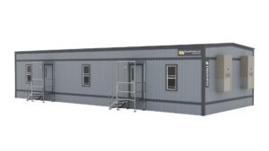 24x64 office trailer with stairs