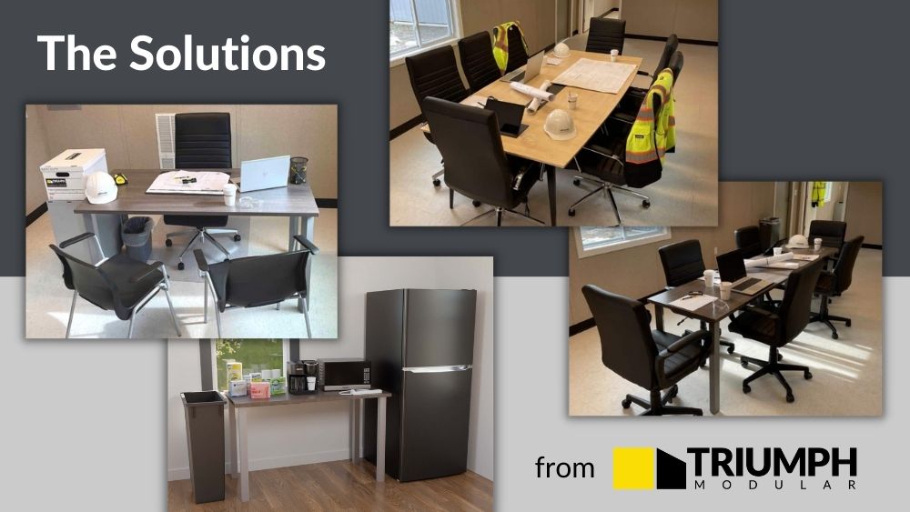 Mobile Office Furniture Rental Program – Triumph Modular Introduces “The Solutions”