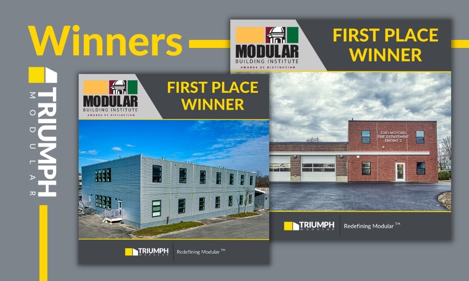 Triumph Modular Wins Two First Place Awards