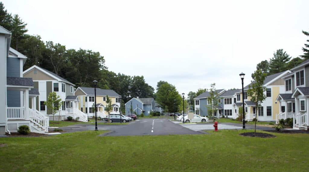 Action Housing Authority Neighborhood of Houses