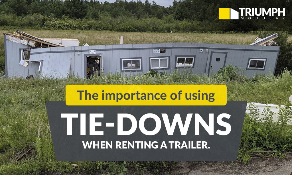 Featured image the importance of using tie-downs when renting a trailer