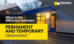 What is the difference between permanent and temporary classrooms
