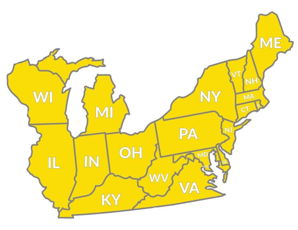 triumph modular buildings and mobile office trailers location map