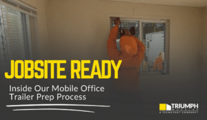 jobsite office trailer prep for winter