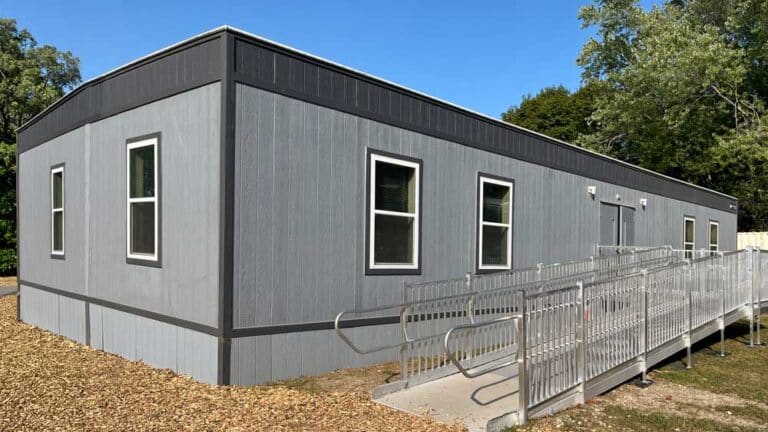 Carpenter Elementary School Modular double-wide classroom