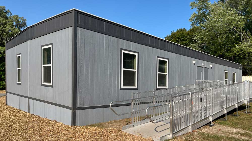 Carpenter Elementary School Modular double-wide classroom