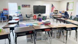 carpenter elementary school modular classroom interior
