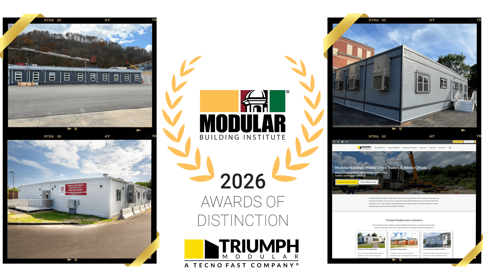 Triumph Modular wins four awards at Modular Building Institute annual event.