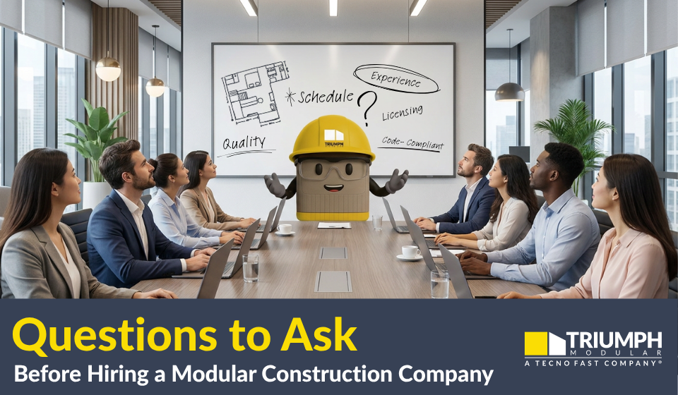 questions to ask before hiring a modular construction company