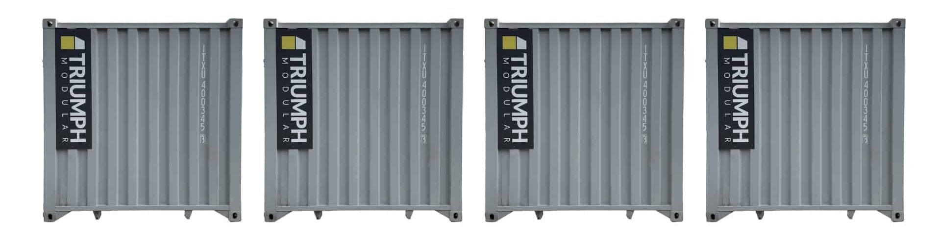 triumph 20' amd 40' shipping containers